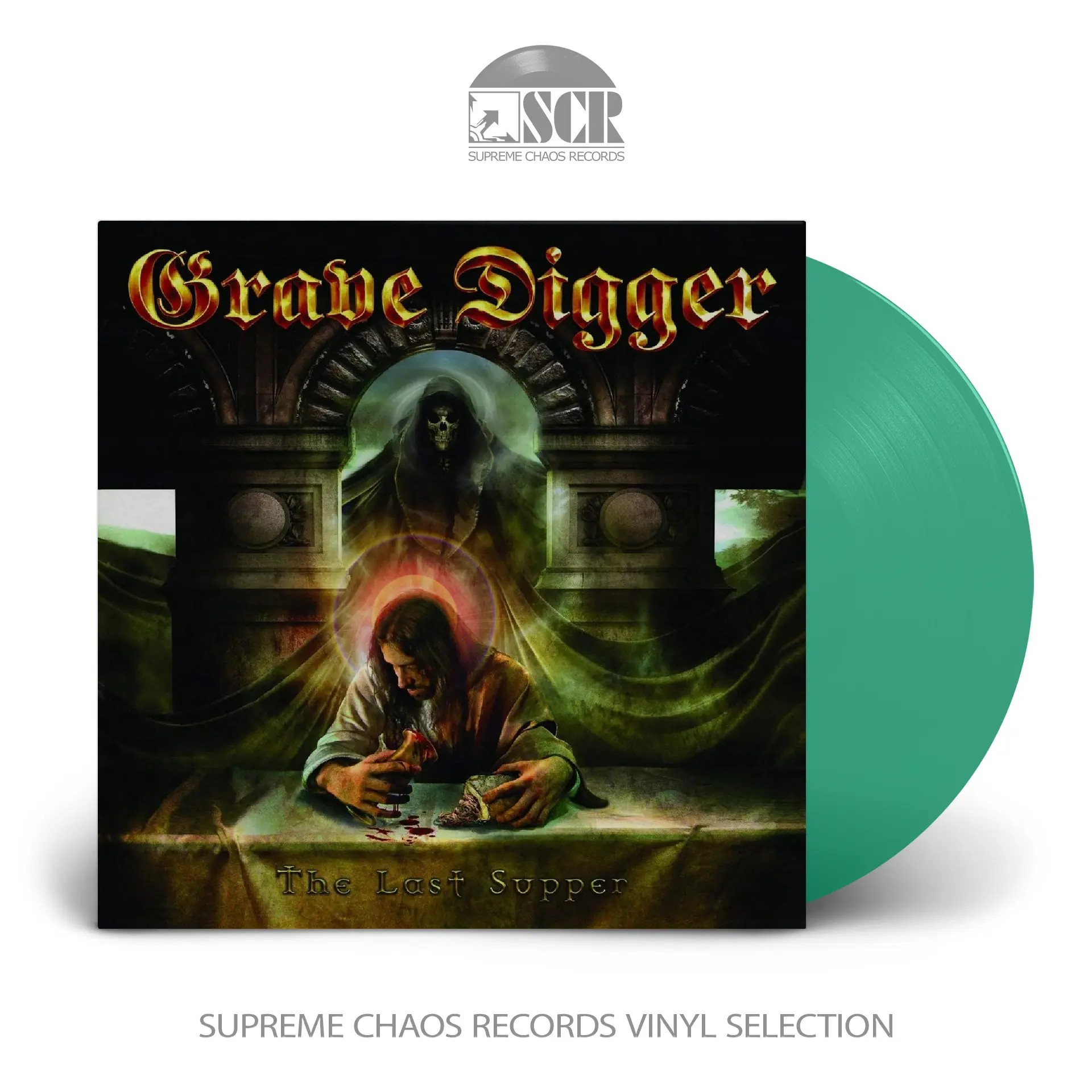 GRAVE DIGGER · The Last Supper | GREEN TRANSPARENT LP (Heavy Metal Vinyl)
