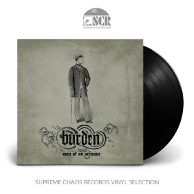 BURDEN · Man Of No Account | BLACK 7" EP (Stoner Rock Vinyl)