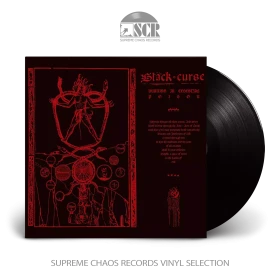 BLACK CURSE · Burning In Celestial Poison | BLACK LP (Black Metal Vinyl)