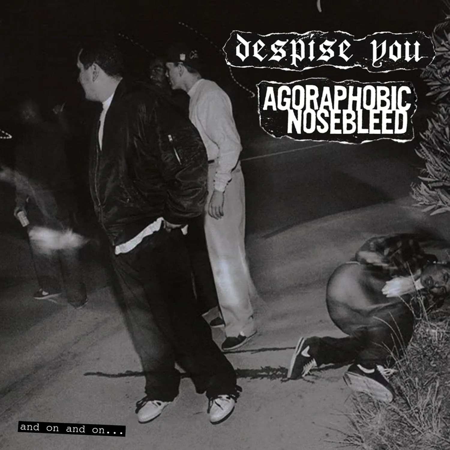 AGORAPHOBIC NOSEBLEED / DESPISE YOU - And On And On... [BLACK LP] (Grindcore Vinyl) · Bild 1