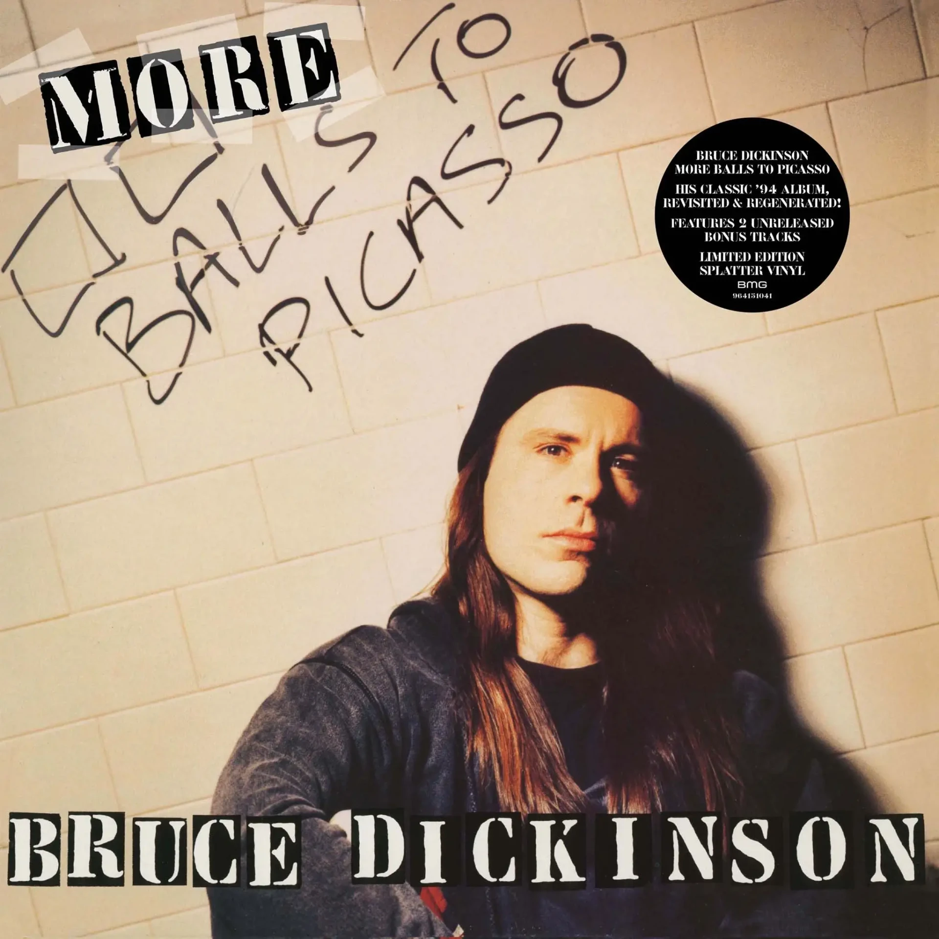 BRUCE DICKINSON · More Balls to Picasso | WHITE/BLUE SPLATTER 2LP (Heavy Metal Vinyl) · Bild 1