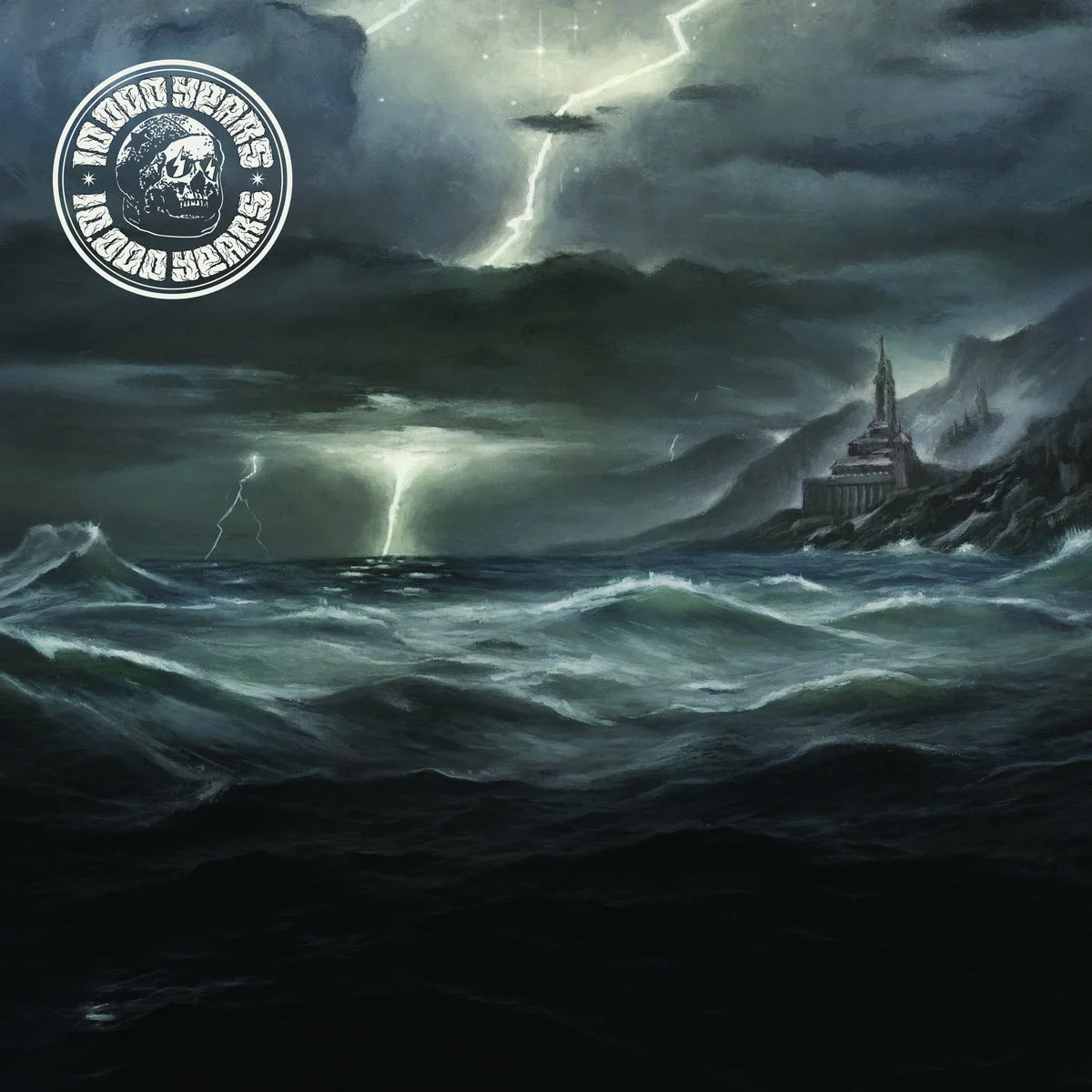 10,000 YEARS · Esox Lucifer | CLEAR/BLUE SPLATTER LP (Doom Metal/Stoner Rock Vinyl) · Bild 1