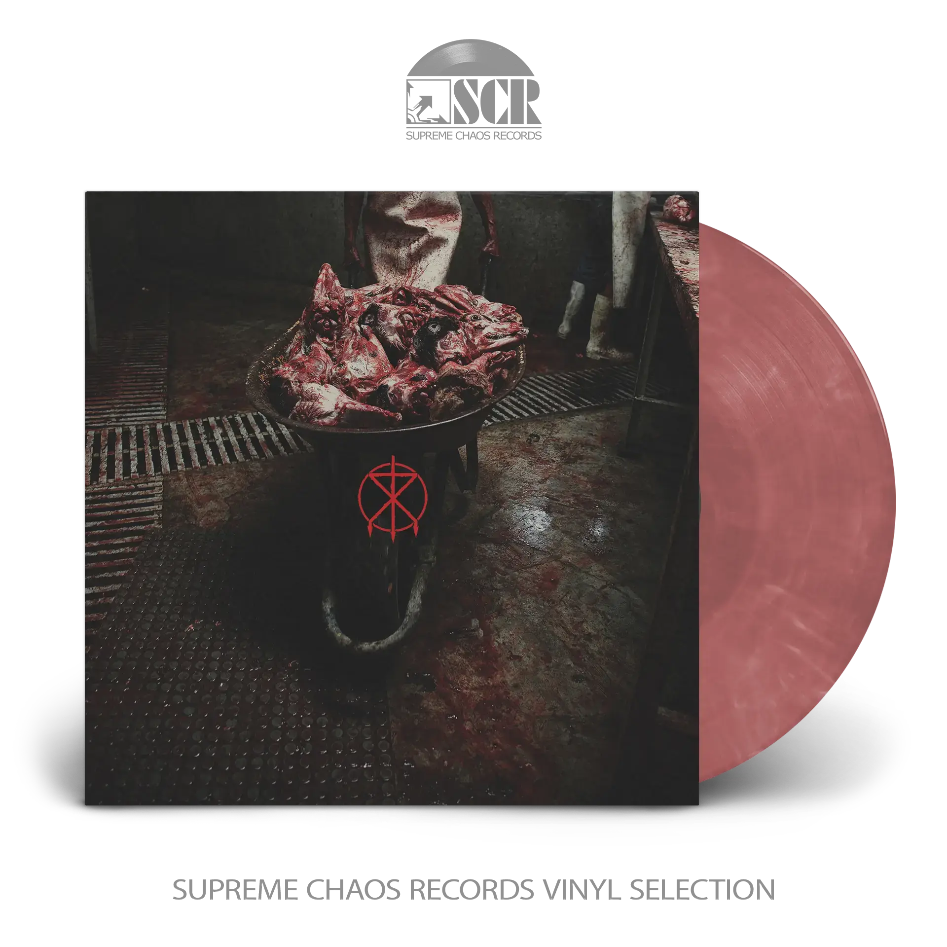 TO THE GRAVE · Liberation Front | CLEAR/RED MARBLED LP (Deathcore Vinyl)