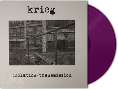 KRIEG · Isolation / Transmission (RSD) | PURPLE 7" EP (Black Metal Vinyl)