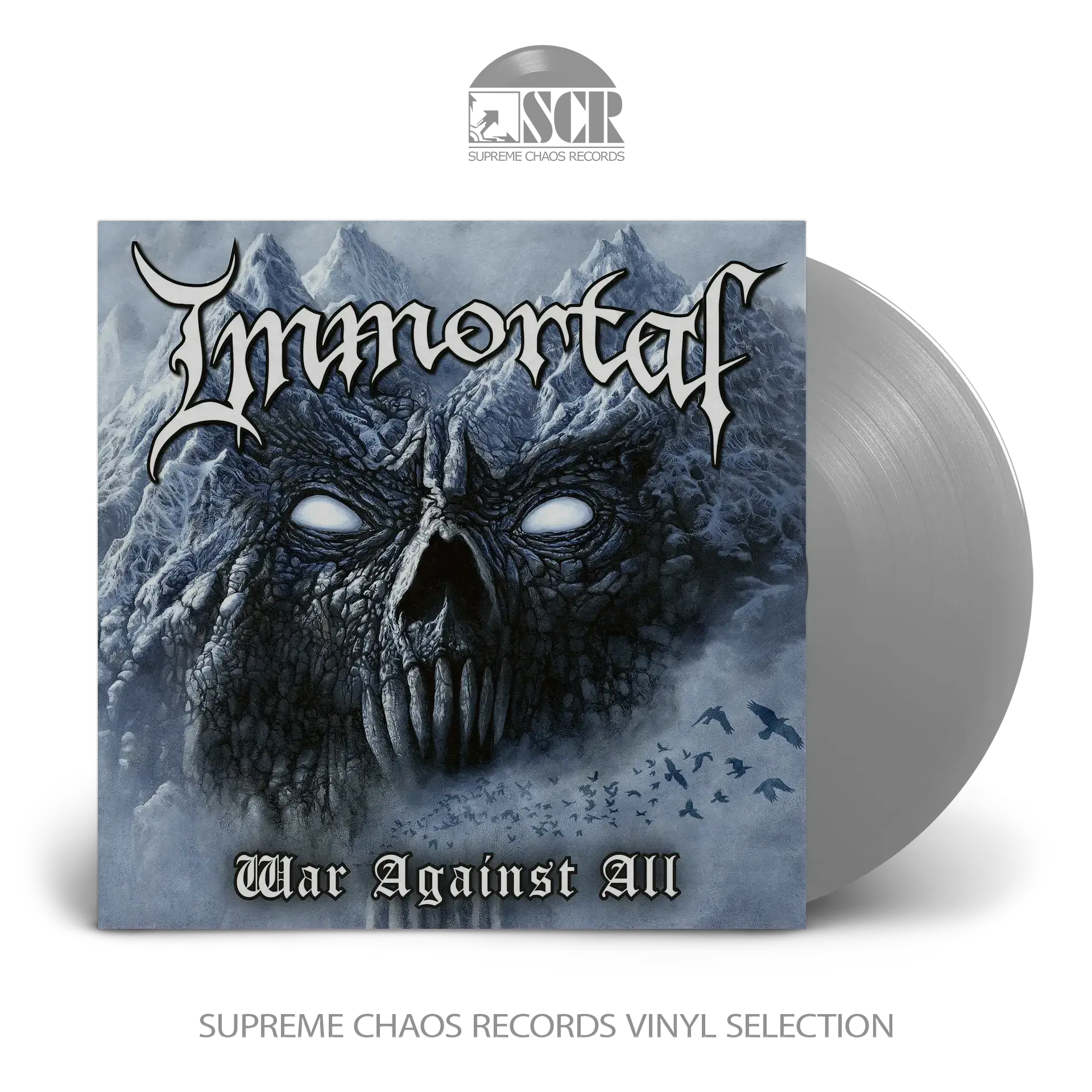 IMMORTAL · War Against All | SILVER LP (Black Metal Vinyl)