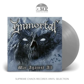 IMMORTAL · War Against All | SILVER LP (Black Metal Vinyl)