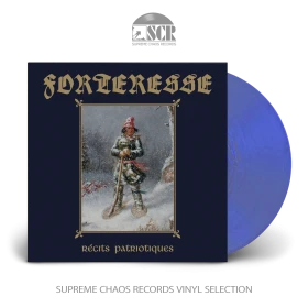 FORTERESSE · Récits Patriotiques | METALLIC BLUE LP (Black Metal Vinyl)
