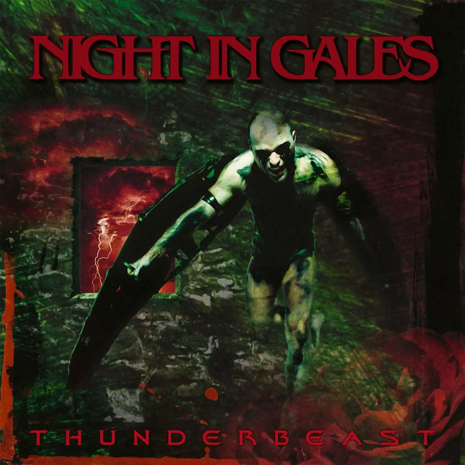 NIGHT IN GALES · Thunderbeast | YELLOW/BLACK MARBLED LP (Death Metal Vinyl) · Bild 1