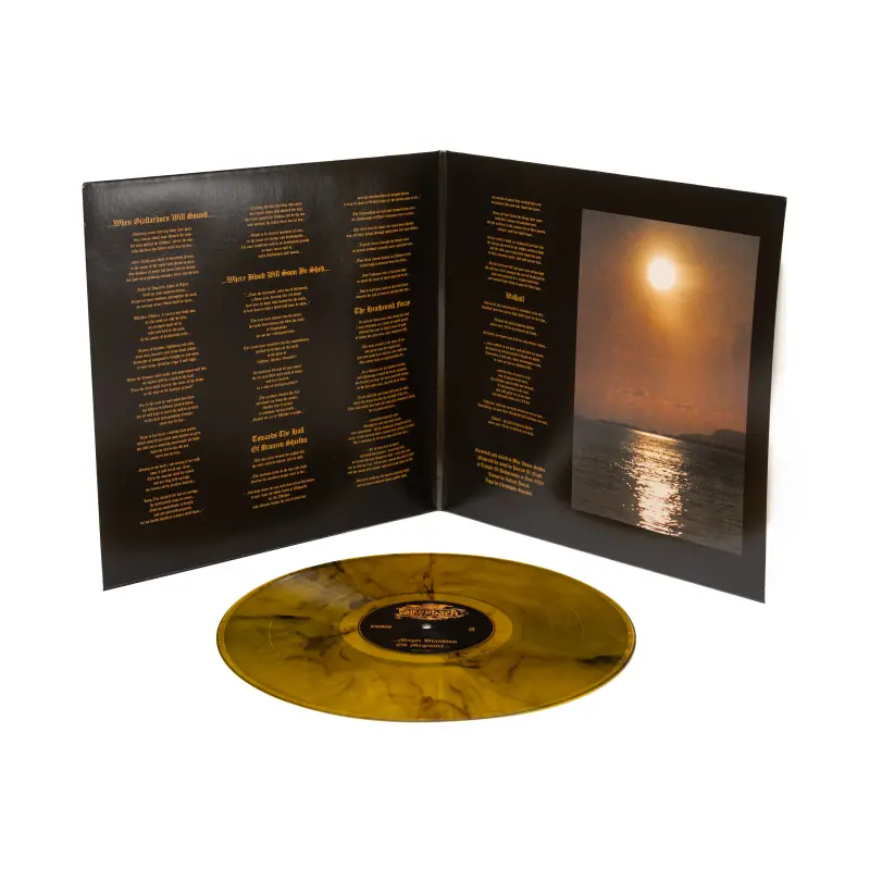 FALKENBACH · ...Magni Blandinn Ok Megintíri... | YELLOW/BLACK MARBLED LP (Black Metal/Folk Vinyl) · Bild 1