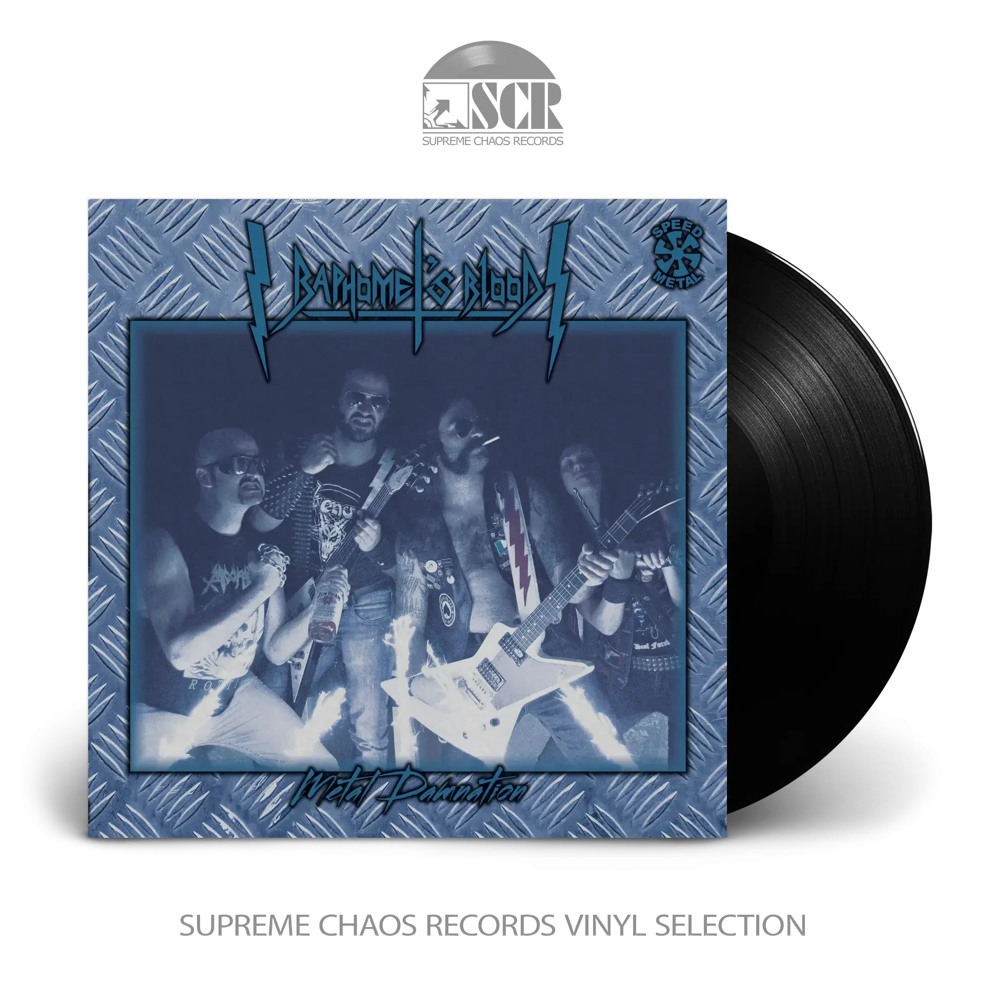BAPHOMET'S BLOOD - Metal Damnation [BLACK LP] (Speed Metal Vinyl)