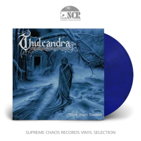 THULCANDRA · Fallen Angel's Dominion | WHITE BLUE BLACK MARBLED LP (Black Metal Vinyl)