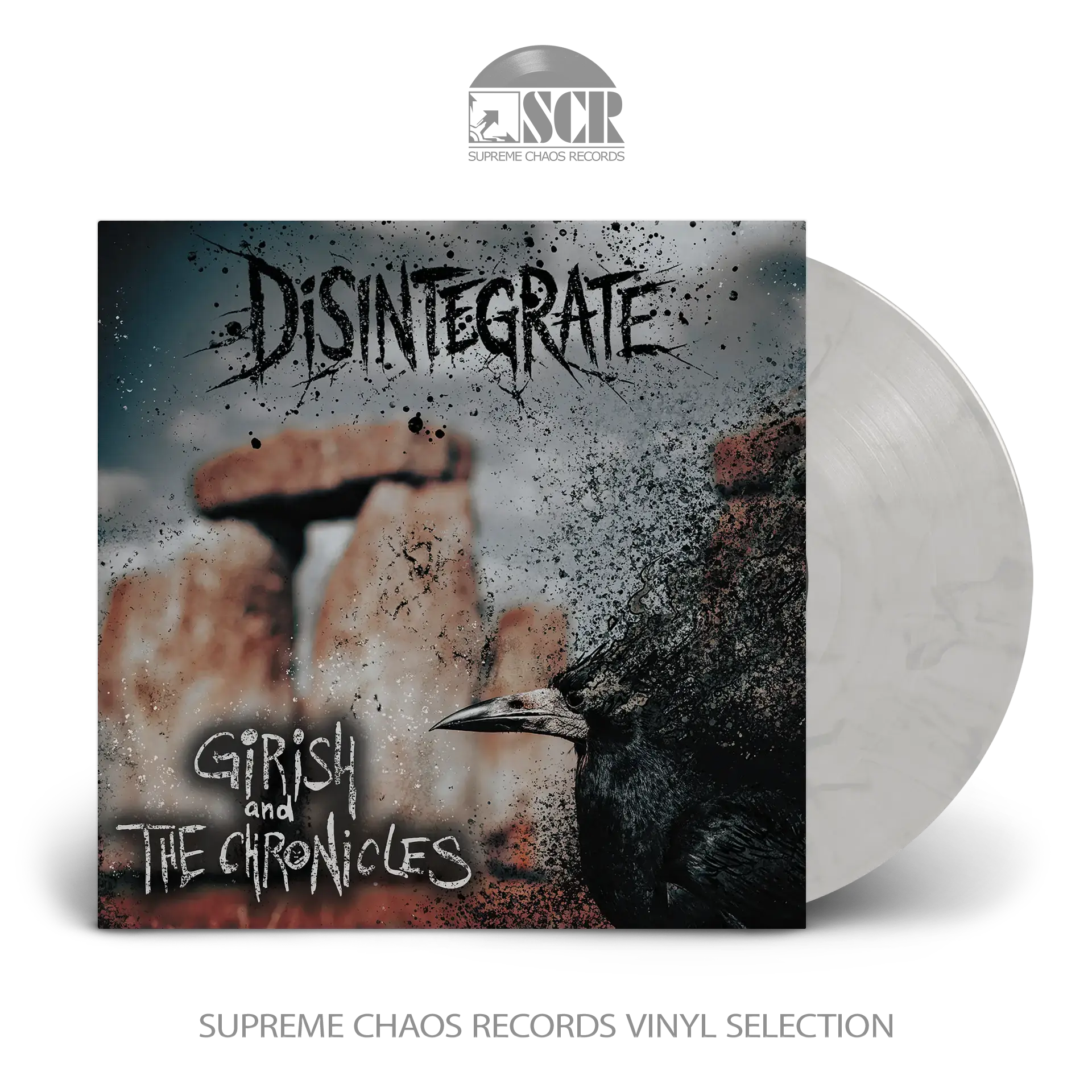 GIRISH & THE CHRONICLES - Disintegrate [WHITE/BLACK MARBLED LP] (Hard Rock Vinyl)