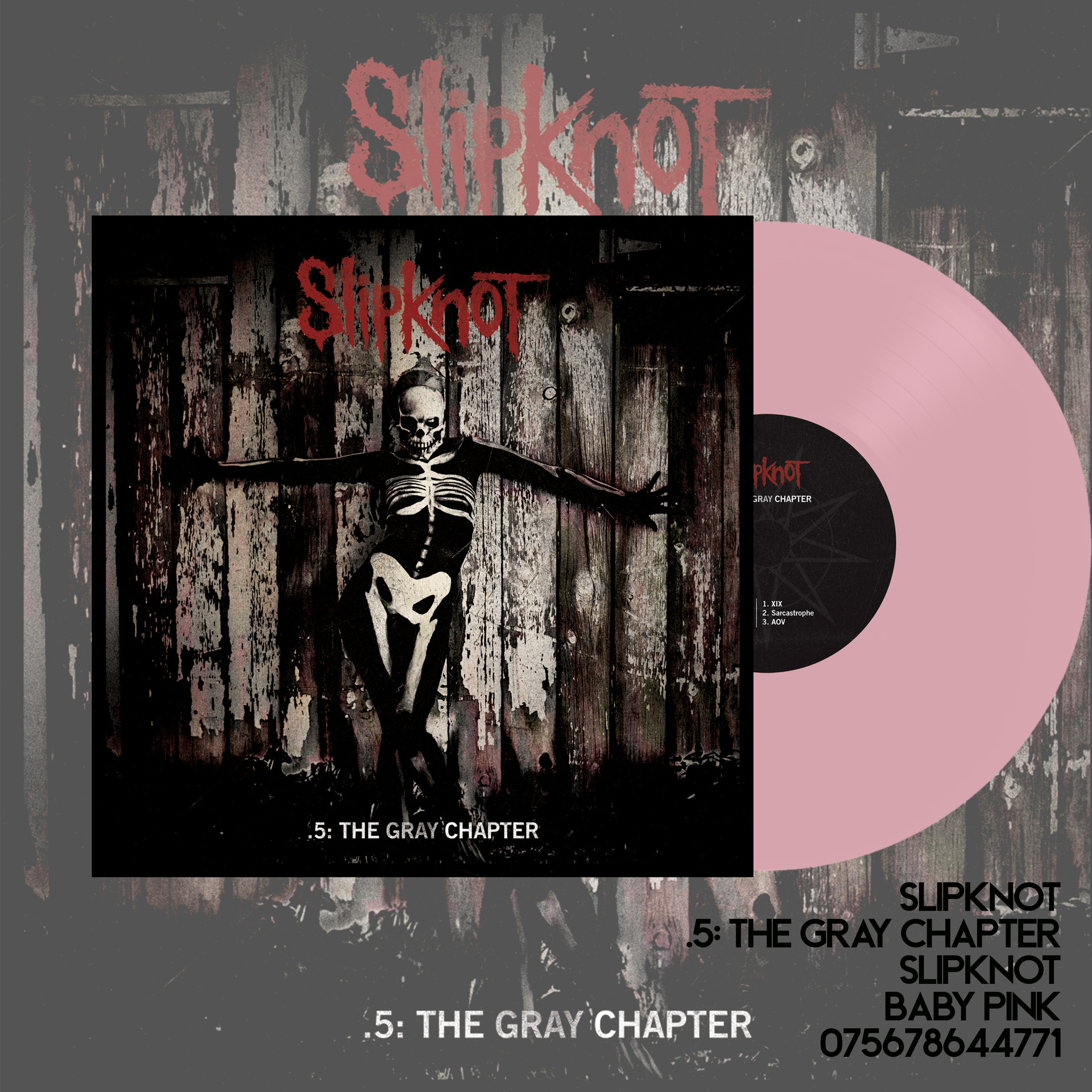 SLIPKNOT · .5: The Gray Chapter | PINK DLP (Groove Metal Vinyl)