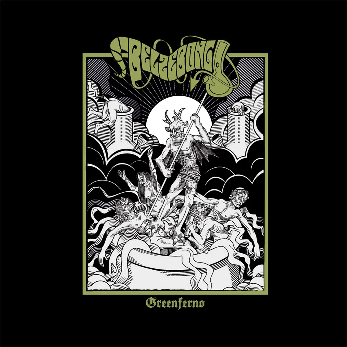 BELZEBONG · Greenferno | DIGIPAK CD (Stoner Rock/Doom Metal CDs)