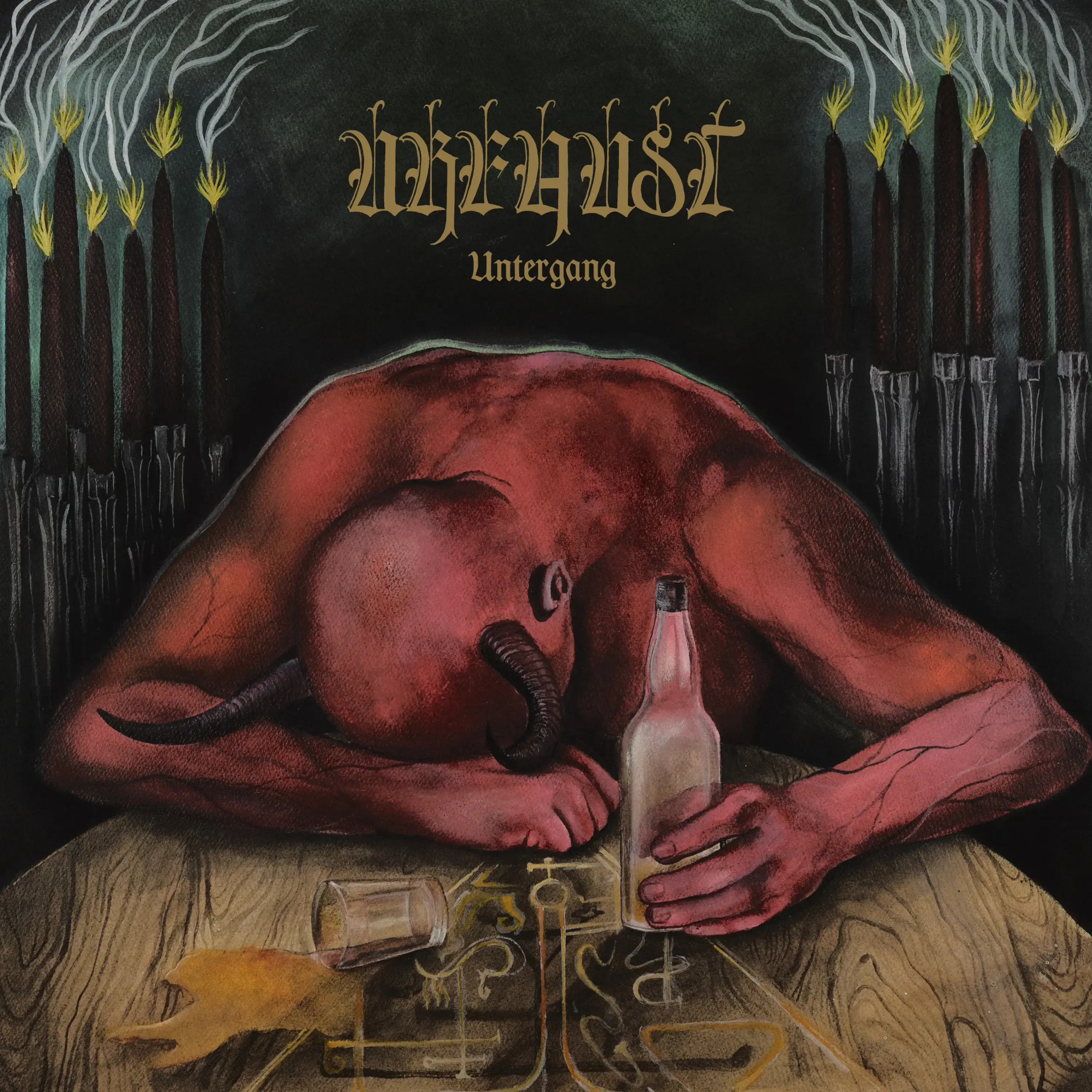 URFAUST · Untergang | CLEAR SMOKE LP (Doom Metal/Black Metal Vinyl) · Bild 1