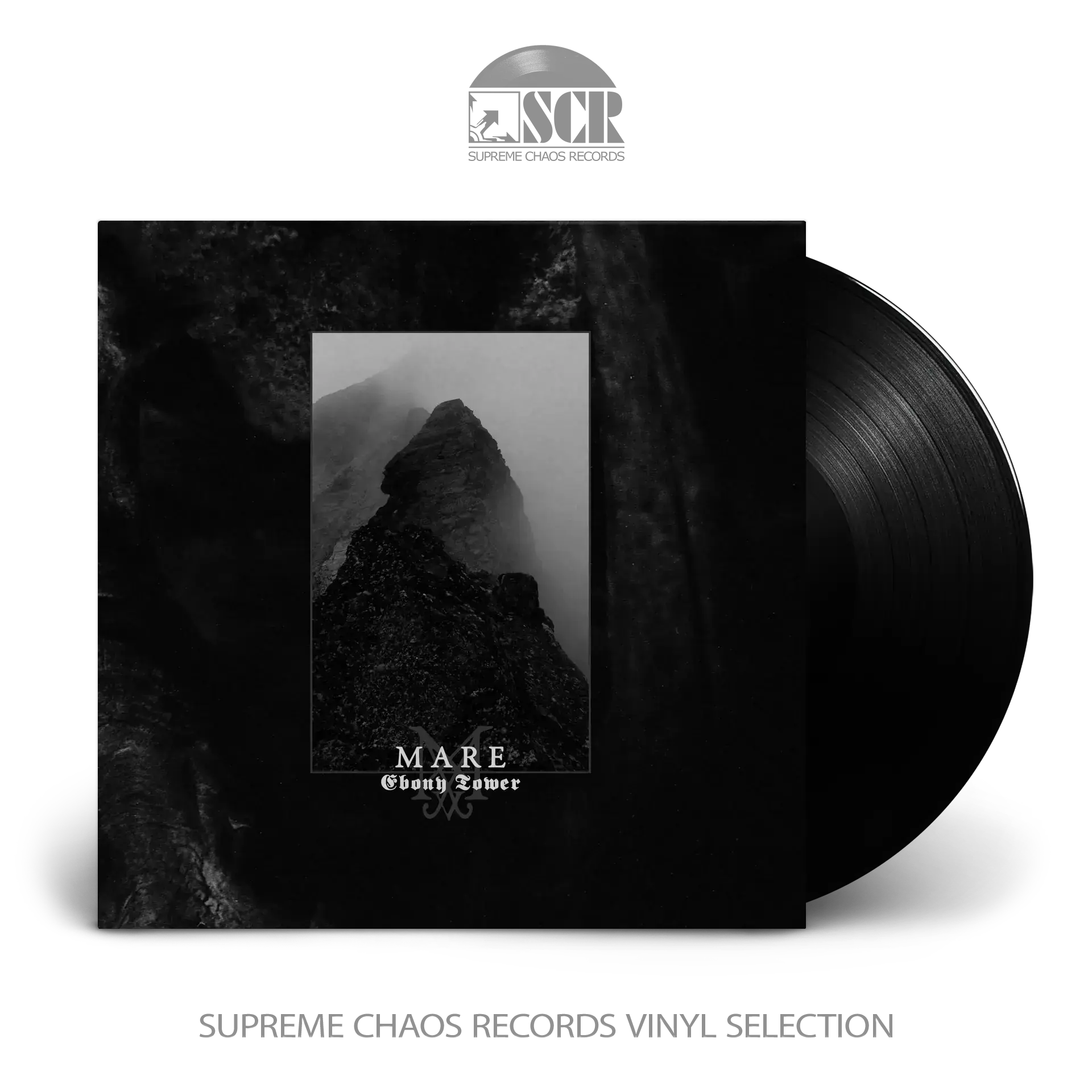 MARE · Ebony Tower [BLACK] | LP (Black Metal Vinyl)