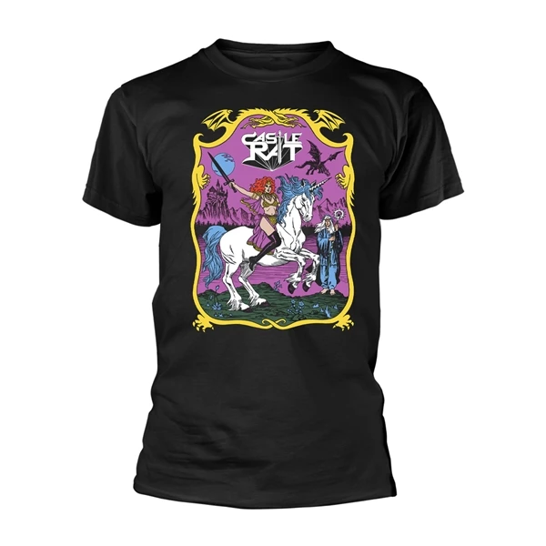 CASTLE RAT · Unicorn Rider | T-SHIRT (Doom Metal/Heavy Metal/Epic Metal Clothes)