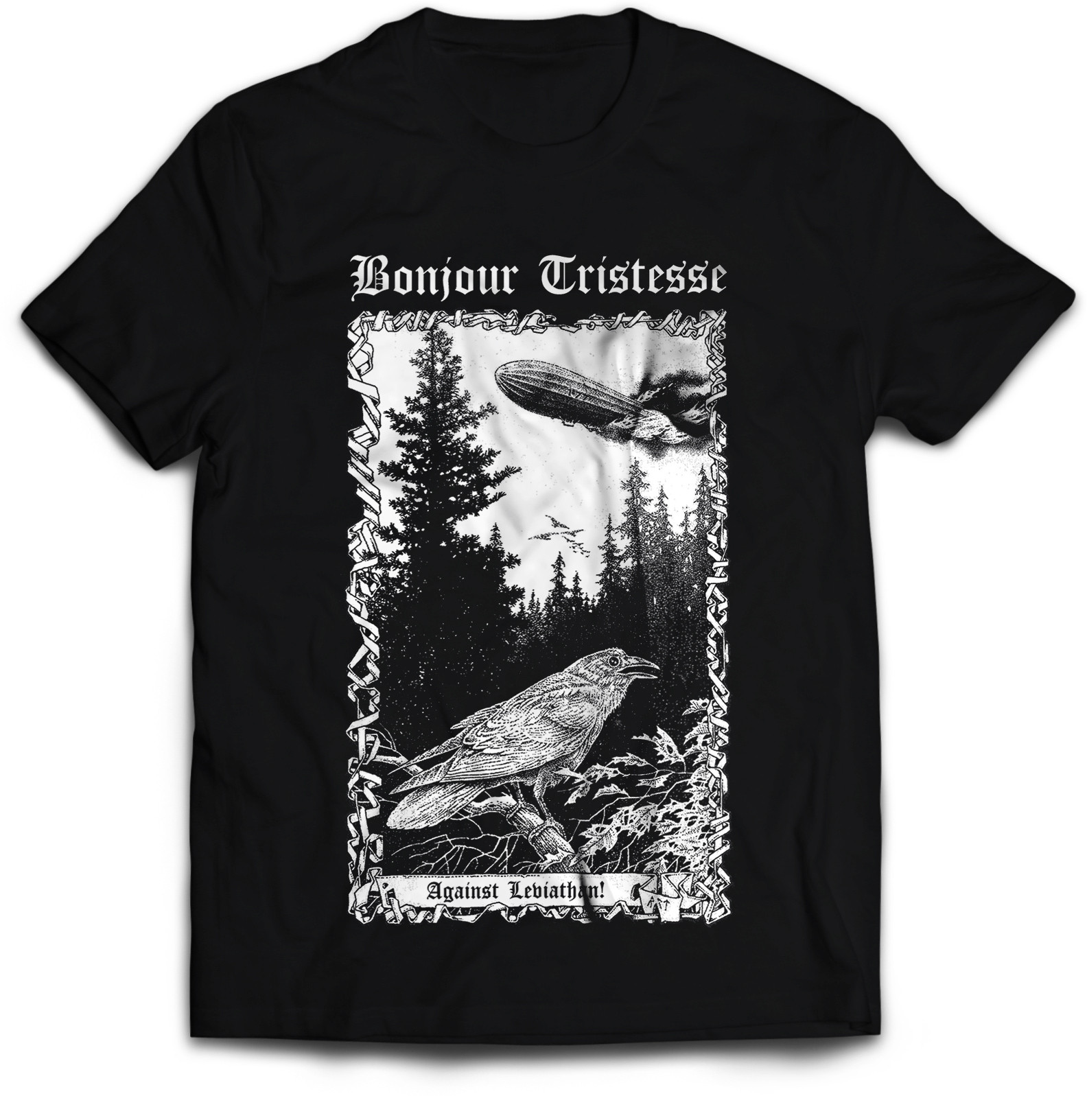 BONJOUR TRISTESSE · Against Leviathan | T-SHIRT (Black Metal Clothes)