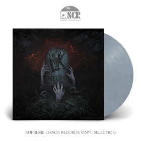 LIK · Necro | TOMBSTONE GREY MARBLED LP (Death Metal Vinyl)