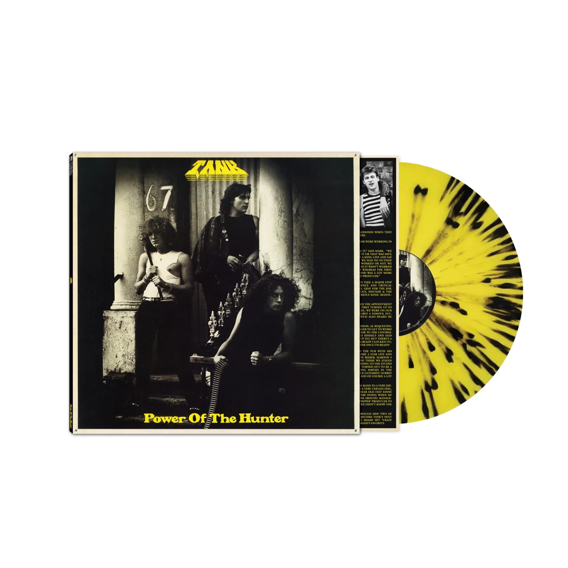 TANK - Power Of The Hunter [SPLATTER LP] (Thrash Metal Vinyl) · Bild 2