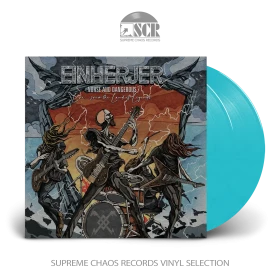 EINHERJER · Norse And Dangerous (Live...From The Land Of Legends) | CLEAR/BLUE MARBLED 2LP (Viking Metal Vinyl)