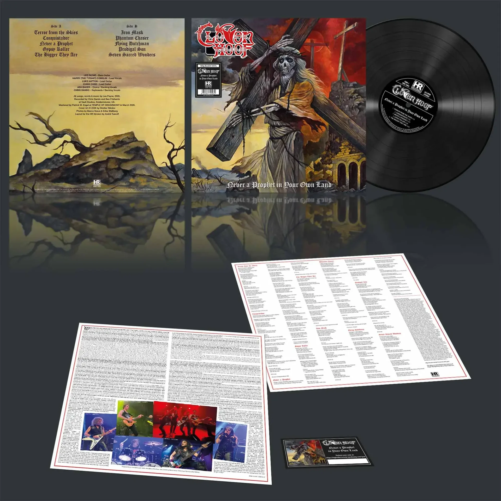 CLOVEN HOOF · Never a Prophet in Your Own Land | BLACK LP (Heavy Metal Vinyl) · Bild 2