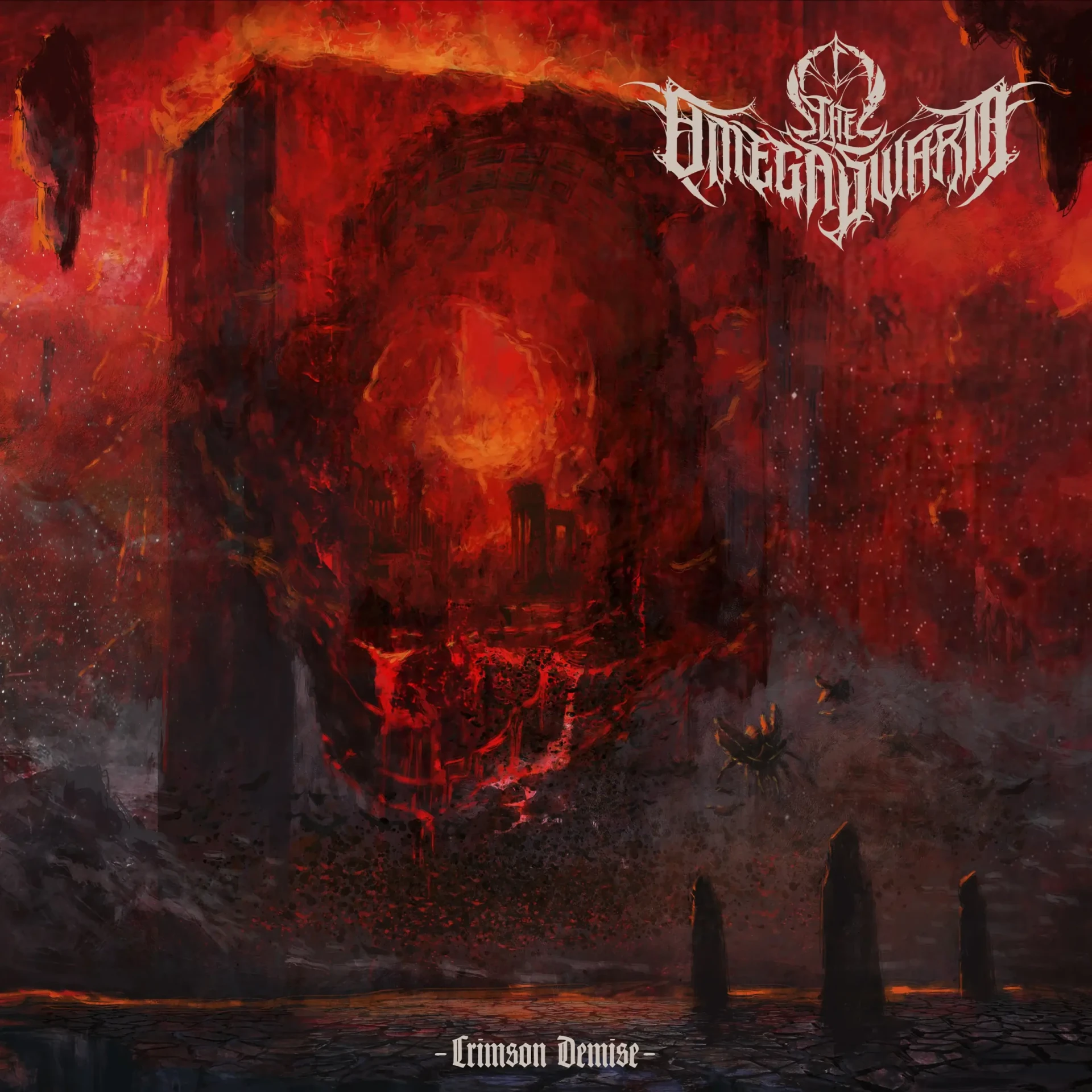 THE OMEGA SWARM - Crimson Demise · BLACK LP 1
