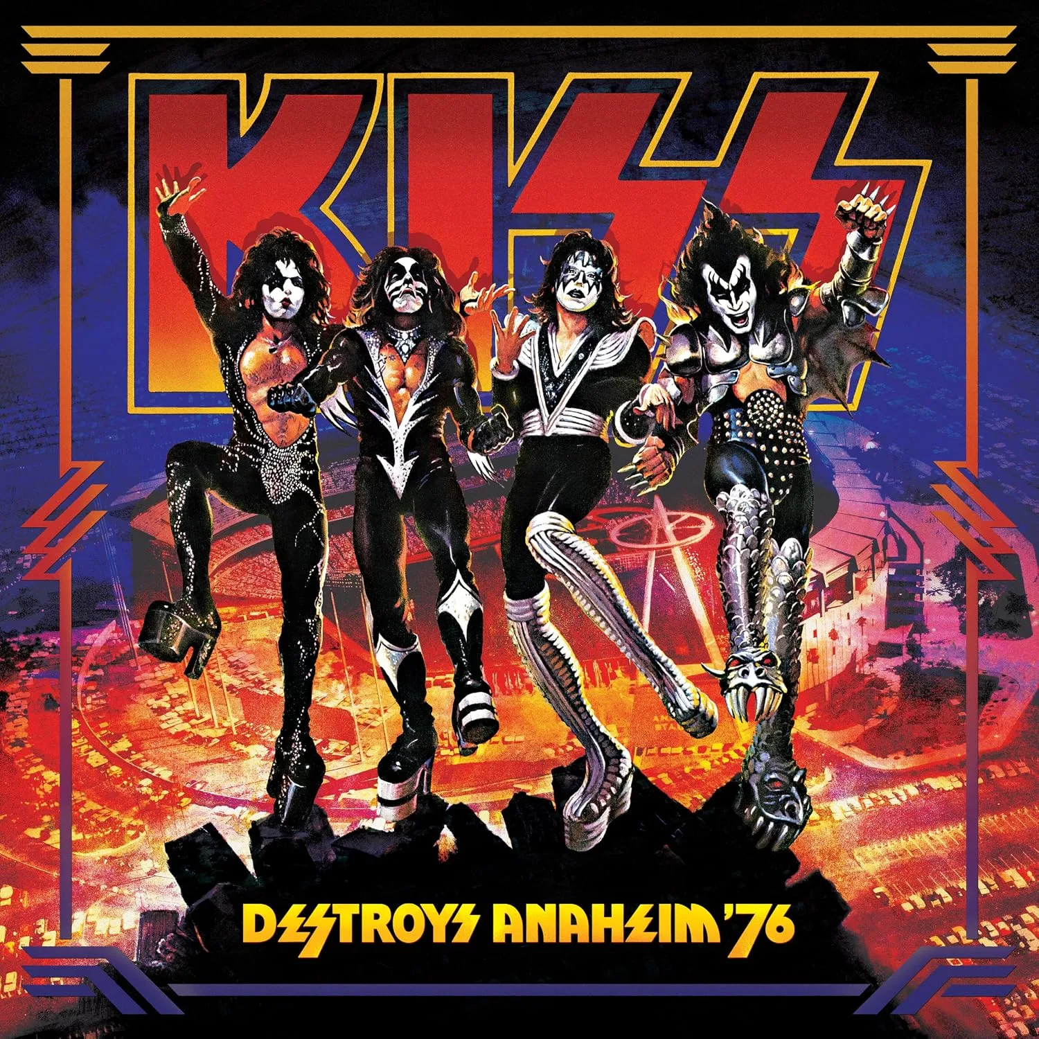 KISS - Destroys Anaheim '76 [BLACK 2LP] (Hard Rock Vinyl) · Bild 1