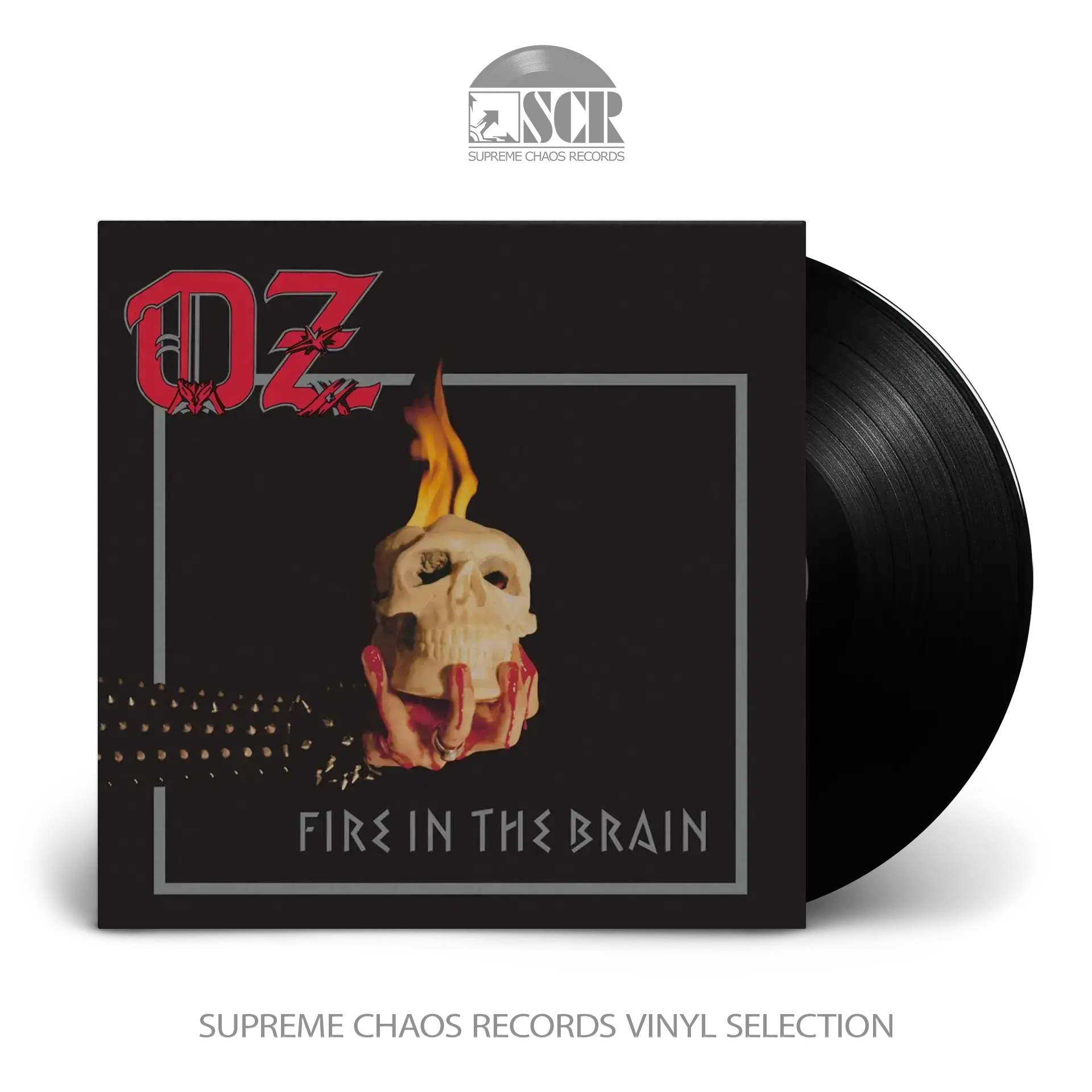 OZ - Fire in the Brain · BLACK LP (Heavy Metal Vinyl)