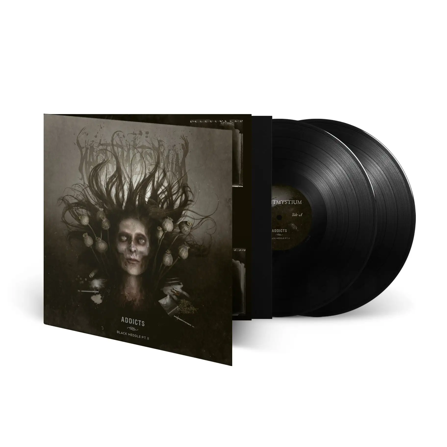 NACHTMYSTIUM · Addicts - Black Meddle Pt. II | BLACK 2LP (Black Metal Vinyl) · Bild 2
