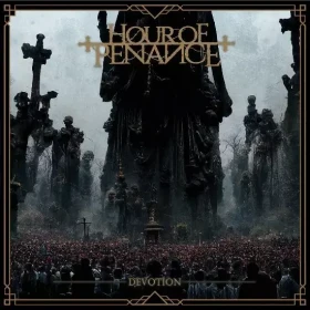 HOUR OF PENANCE · Devotion | RED/BLACK SMOKE LP (Death Metal Vinyl) · Bild 1