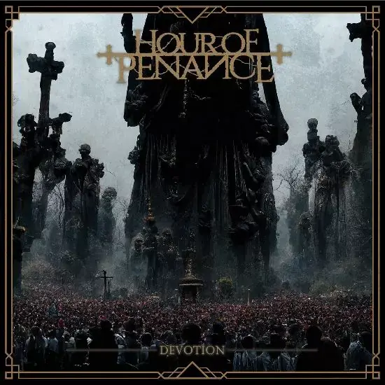 HOUR OF PENANCE · Devotion | RED/BLACK SMOKE LP (Death Metal Vinyl) · Bild 1