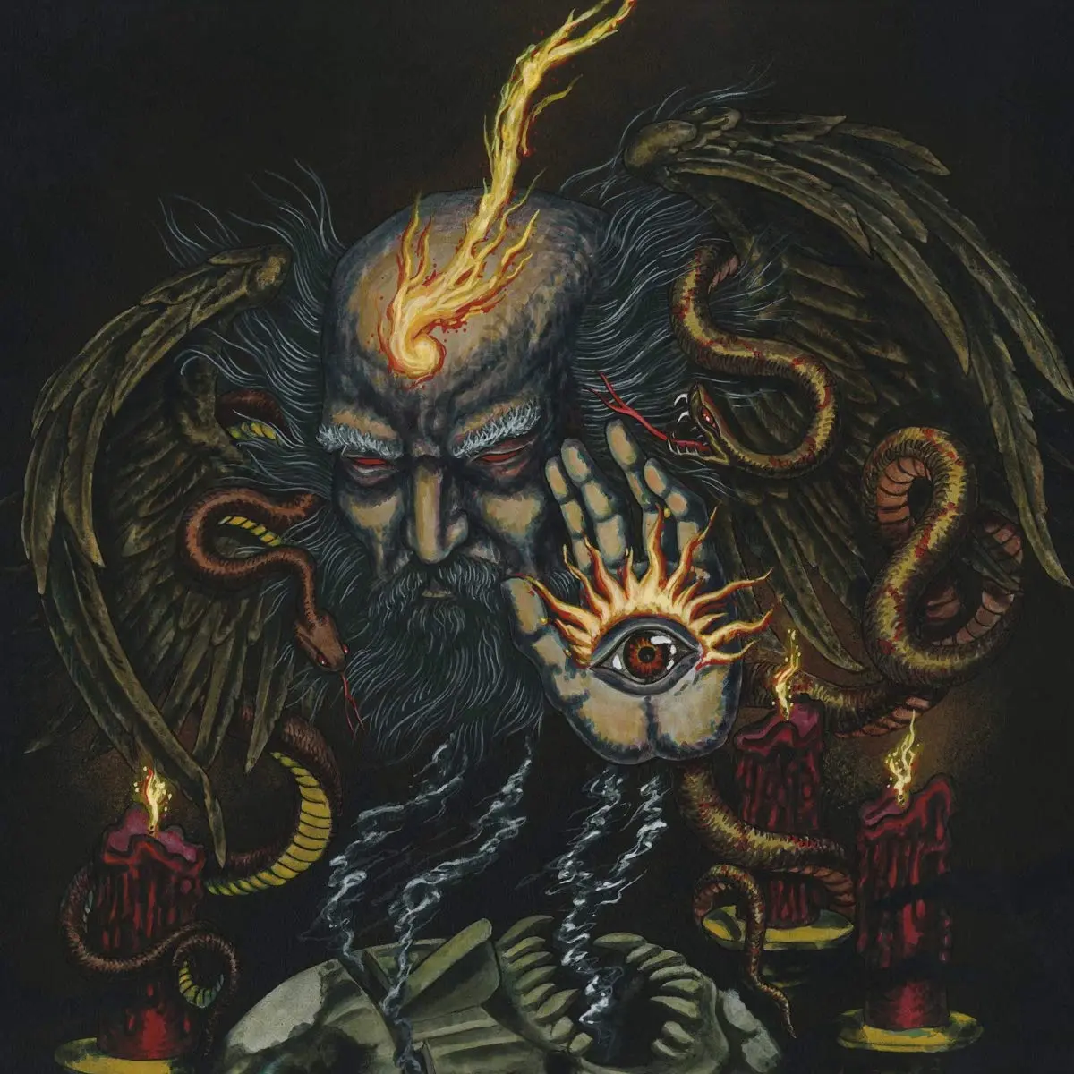 ALEYNMORD · The Blinding Light | BLACK LP (Black Metal Vinyl) · Bild 1