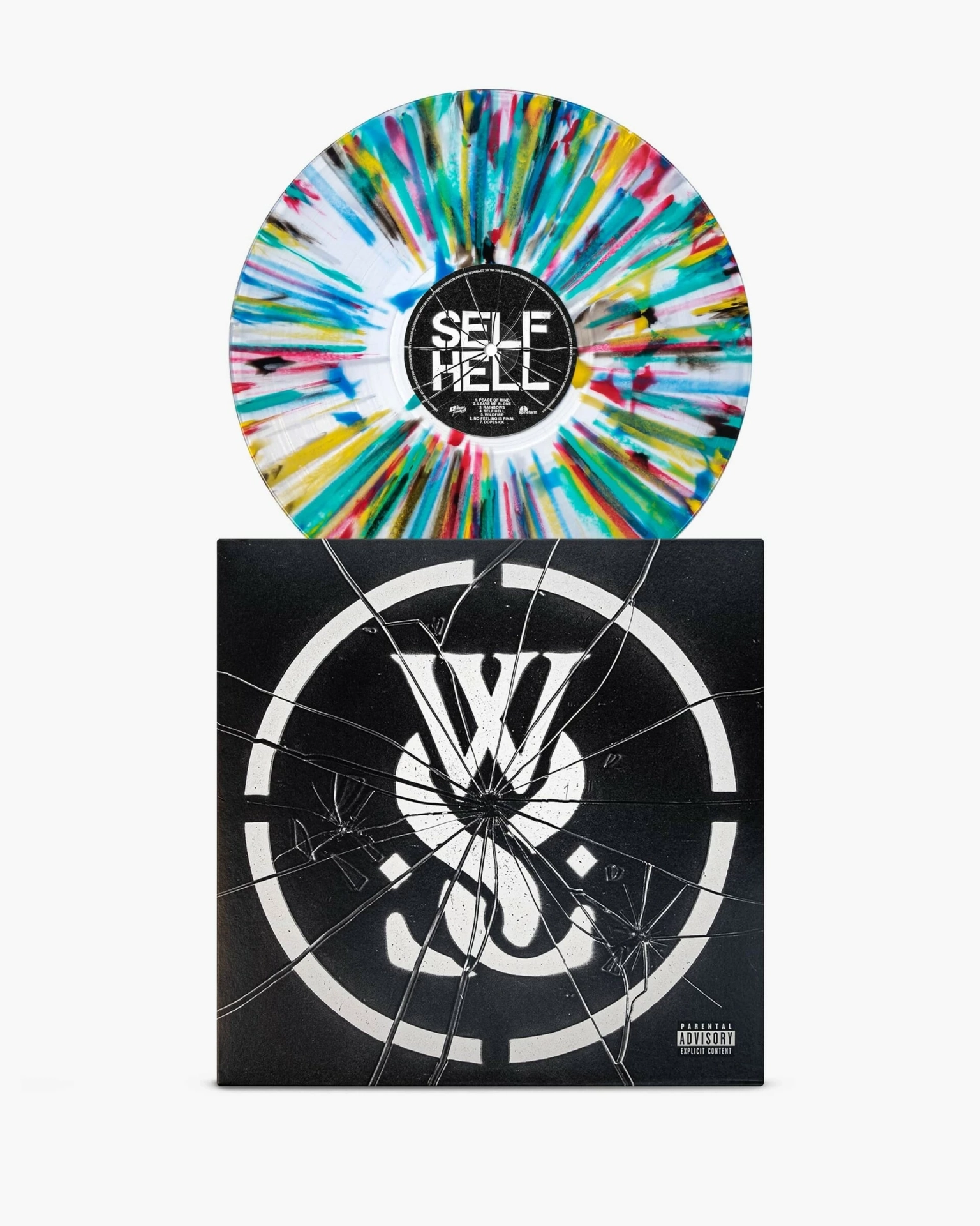 WHILE SHE SLEEPS - Self Hell · MULTICOLOR SPLATTER LP (Metalcore Vinyl)