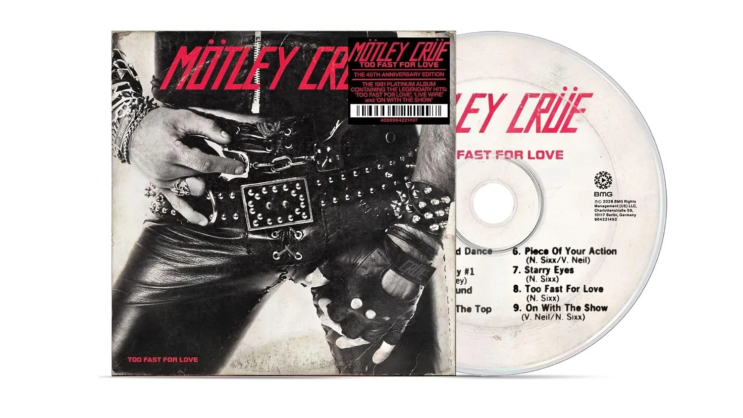 MÖTLEY CRÜE · Too Fast For Love (45th Anniversary) | CD (Hard Rock CDs) · Bild 2