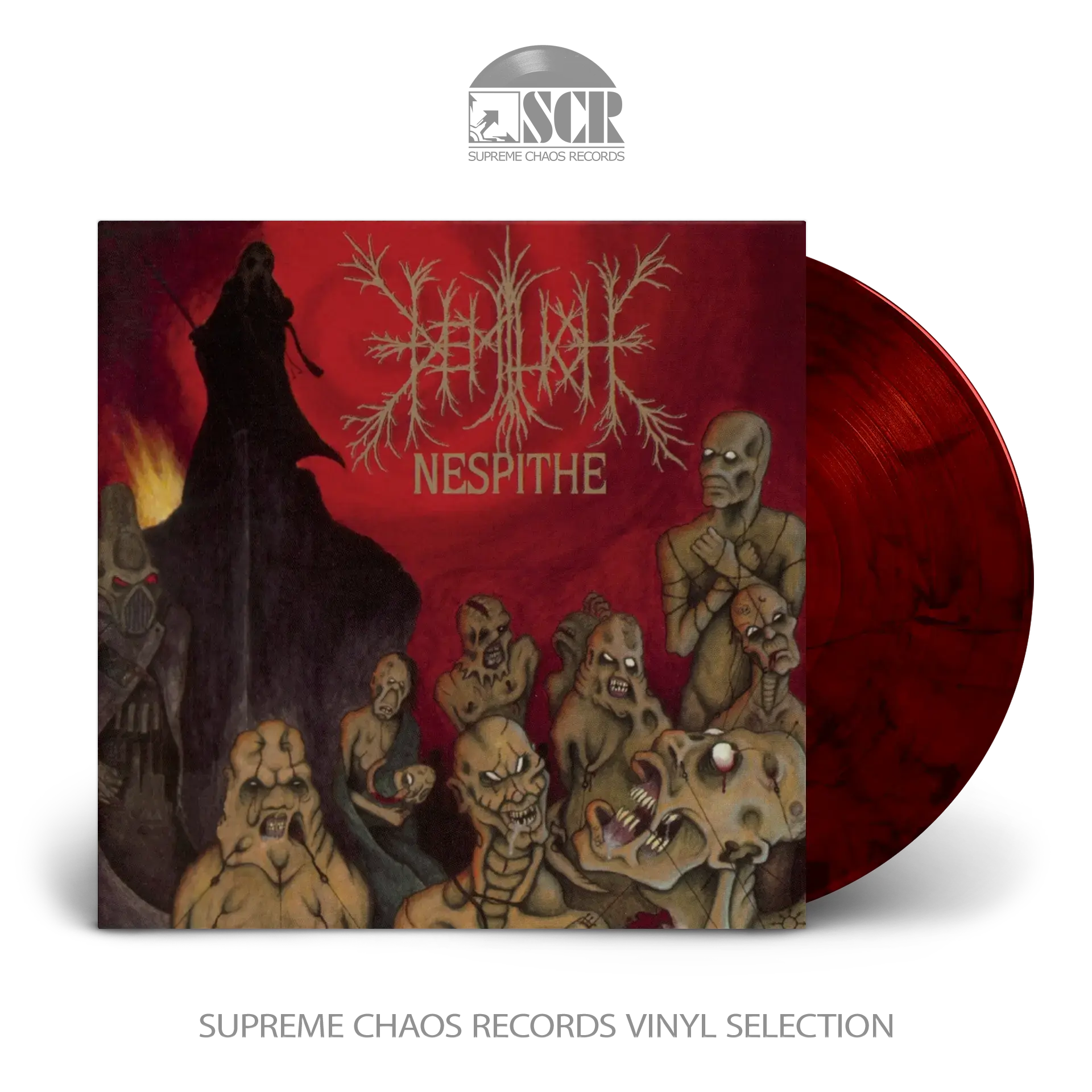 DEMILICH · Nespithe | TRANSPARENT RED SMOKY LP (Death Metal Vinyl)
