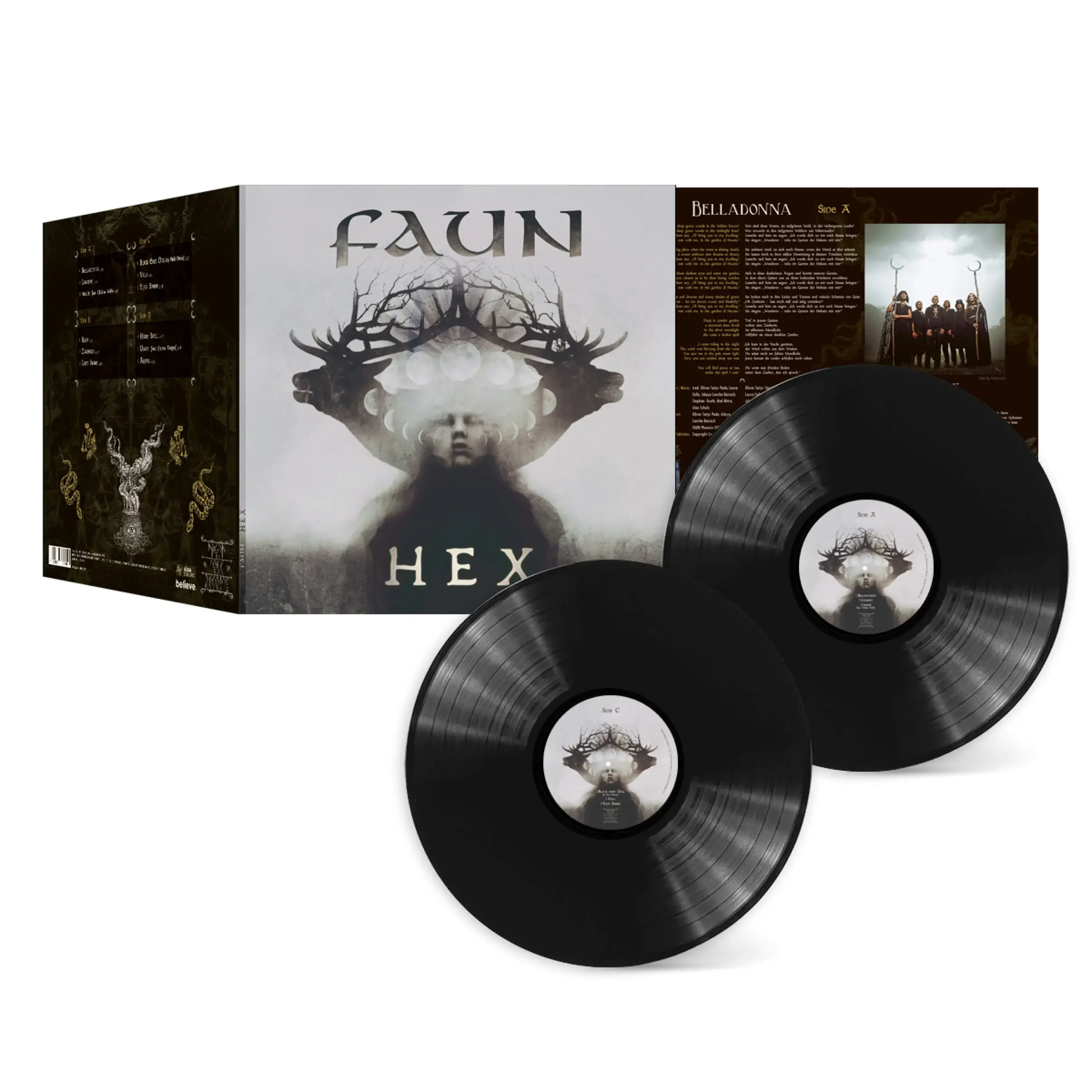 FAUN · Hex | BLACK 2LP (Pagan Folk/Medieval Folk Vinyl) · Bild 2