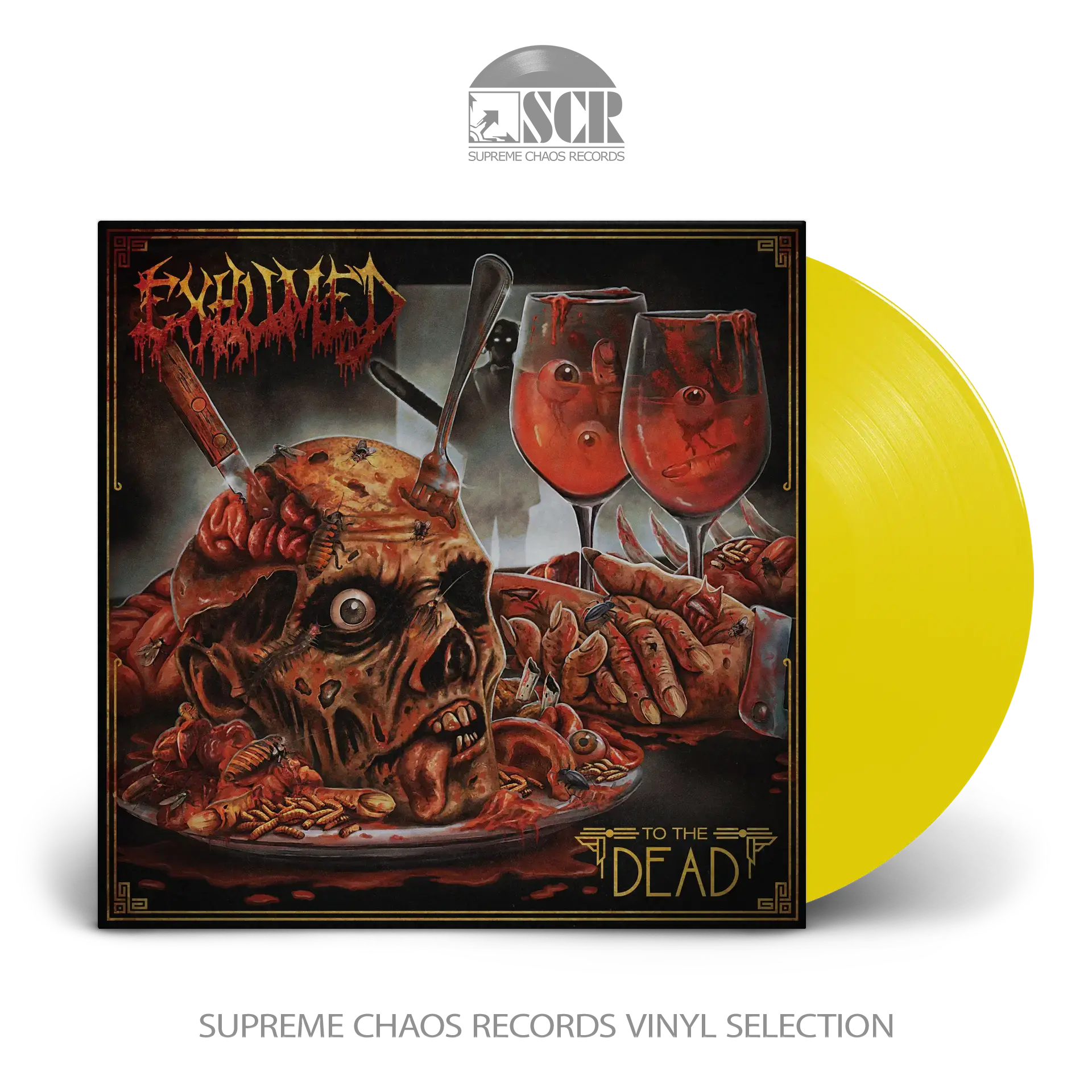 EXHUMED · To The Dead | YELLOW LP (Death Metal/Grindcore Vinyl)