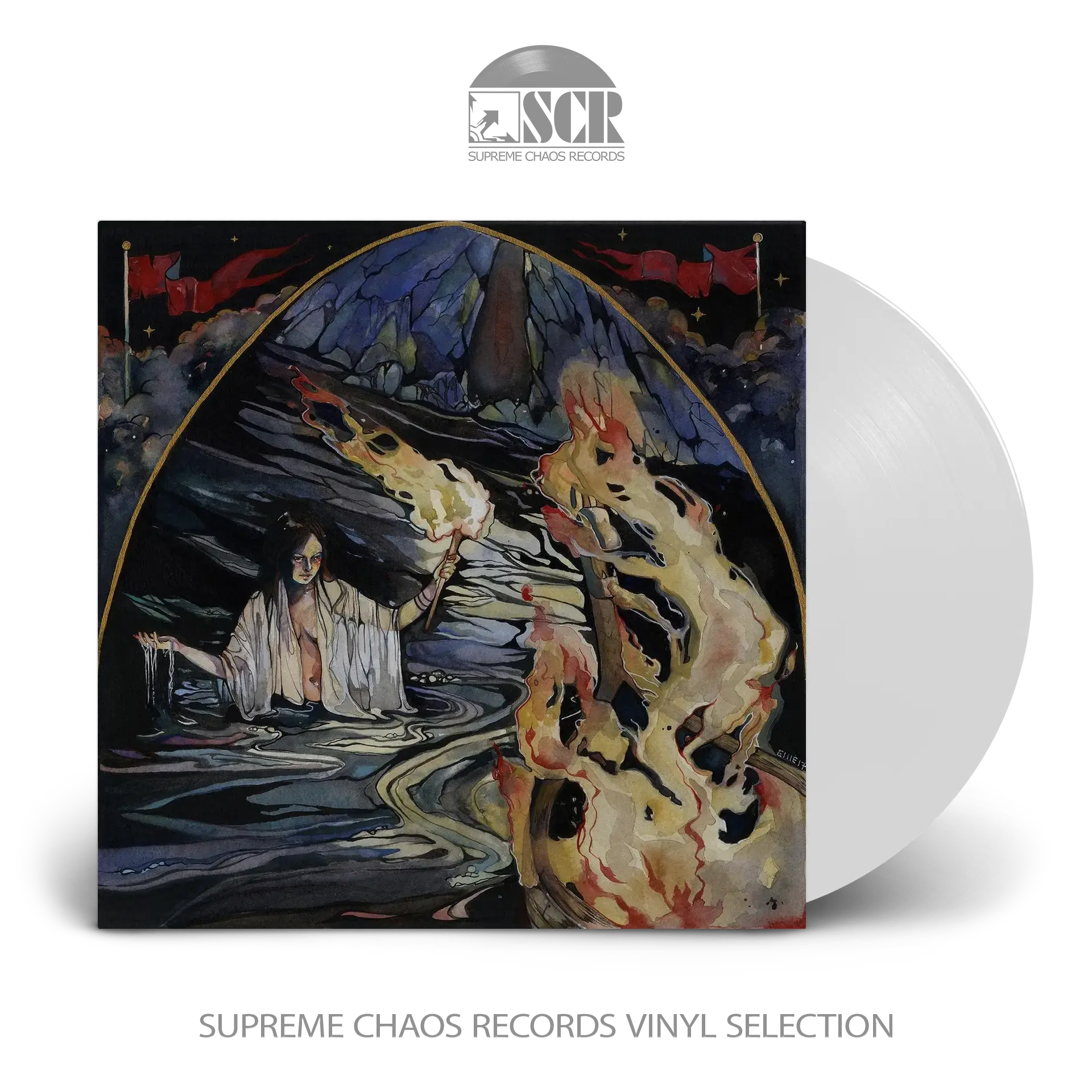 RIVER BLACK · River Black | WHITE LP (Metalcore Vinyl)