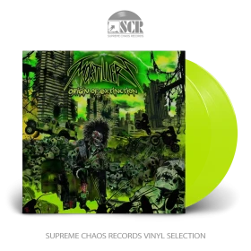 MORTILLERY · Origin Of Extinction | YELLOW 2LP (Thrash Metal Vinyl)