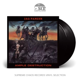 JAG PANZER · Ample Destruction | BLACK DLP (Heavy Metal Vinyl)