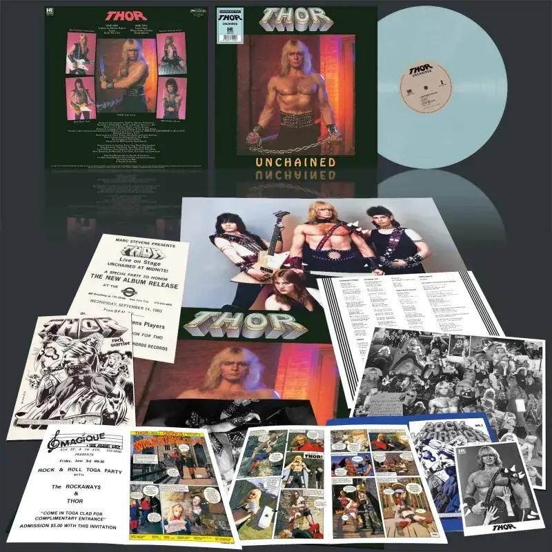 THOR · Unchained | ELECTRIC BLUE LP (Heavy Metal Vinyl) · Bild 2