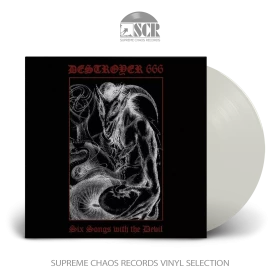 DESTRÖYER 666 · Six Songs with the Devil | GLASS TRANSPARENT LP (Black Metal Vinyl)