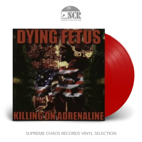 DYING FETUS · Killing on Adrenaline | RED LP (Death Metal Vinyl)