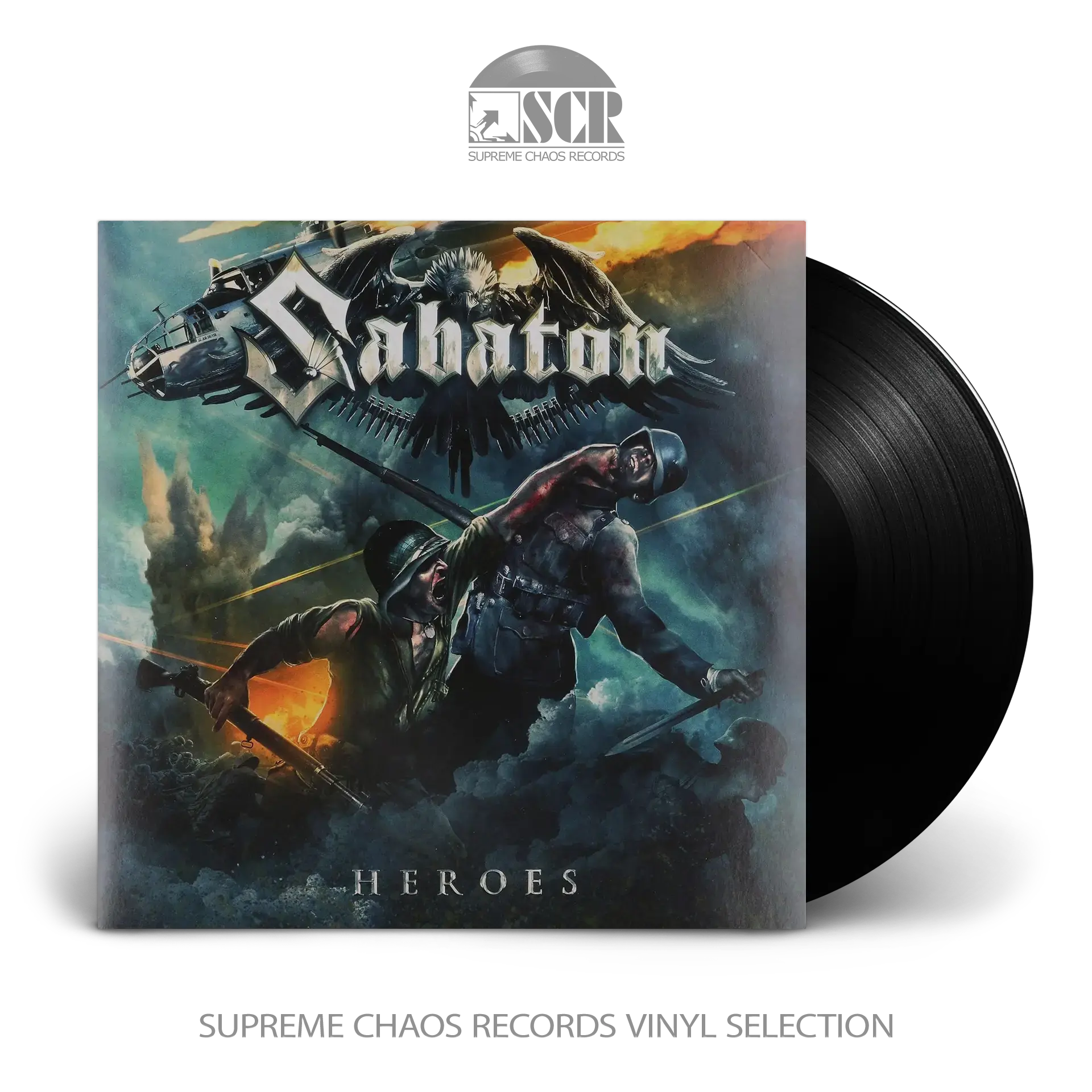 SABATON · Heroes | BLACK LP (Heavy Metal Vinyl)