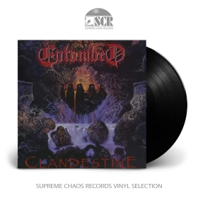 ENTOMBED · Clandestine (FDR) | BLACK LP (Death Metal Vinyl)