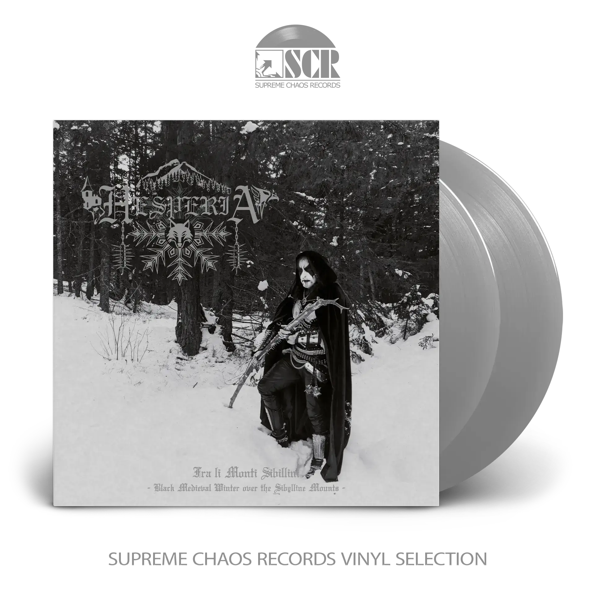 HESPERIA · Fra Li Monti Sibillini (Black Medieval Winter Over The Sibylline Mounts) | SILVER 2LP (Black Metal Vinyl)