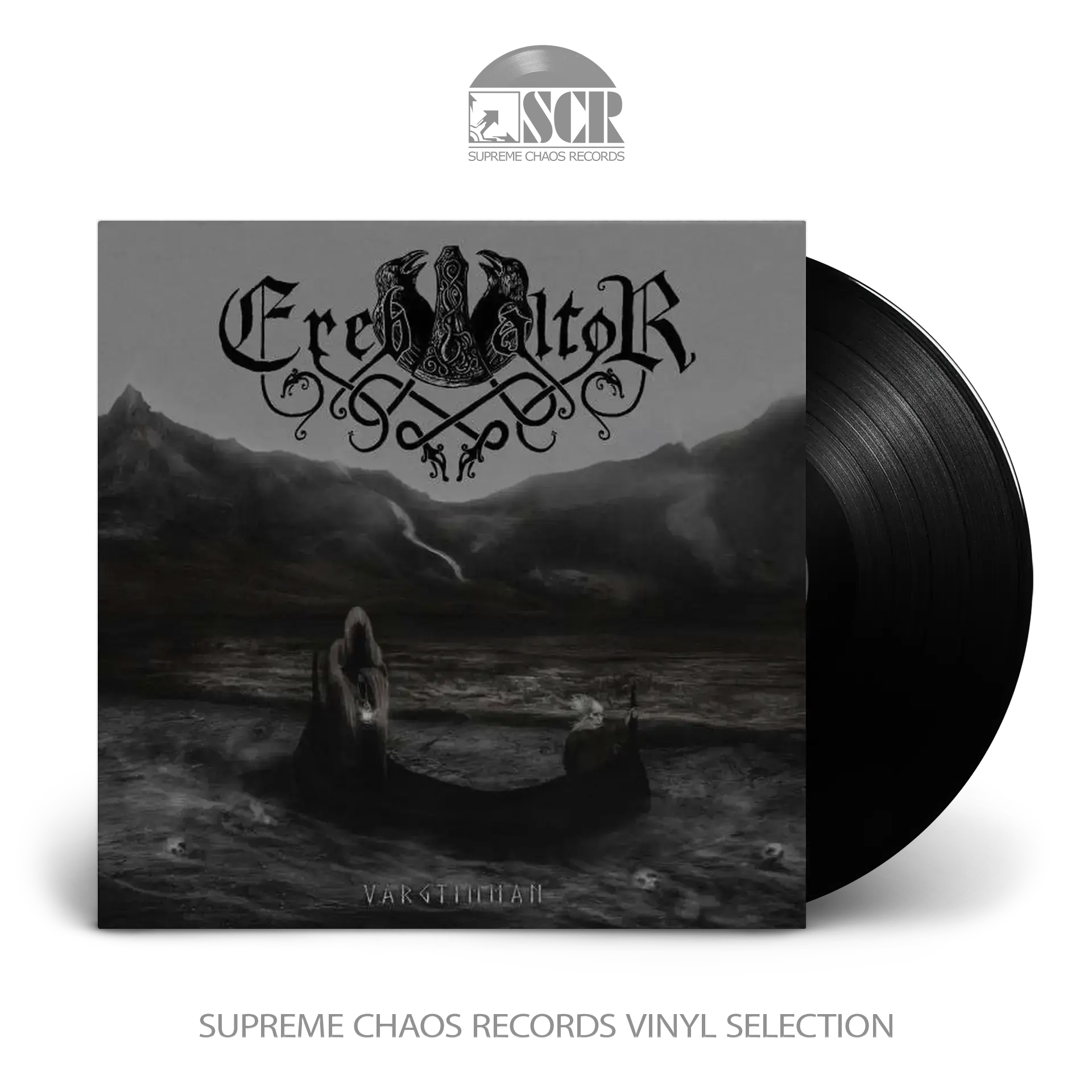 EREB ALTOR · Vargtimman | BLACK LP (Doom Metal/Pagan Metal Vinyl)