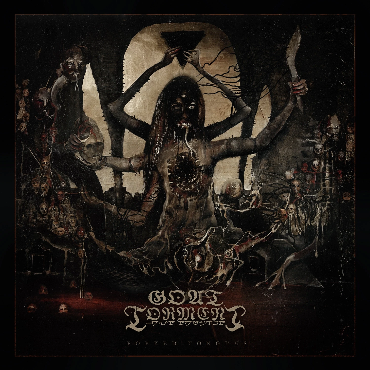 GOAT TORMENT · Forked Tongues | BLACK LP (Black Metal Vinyl) · Bild 1