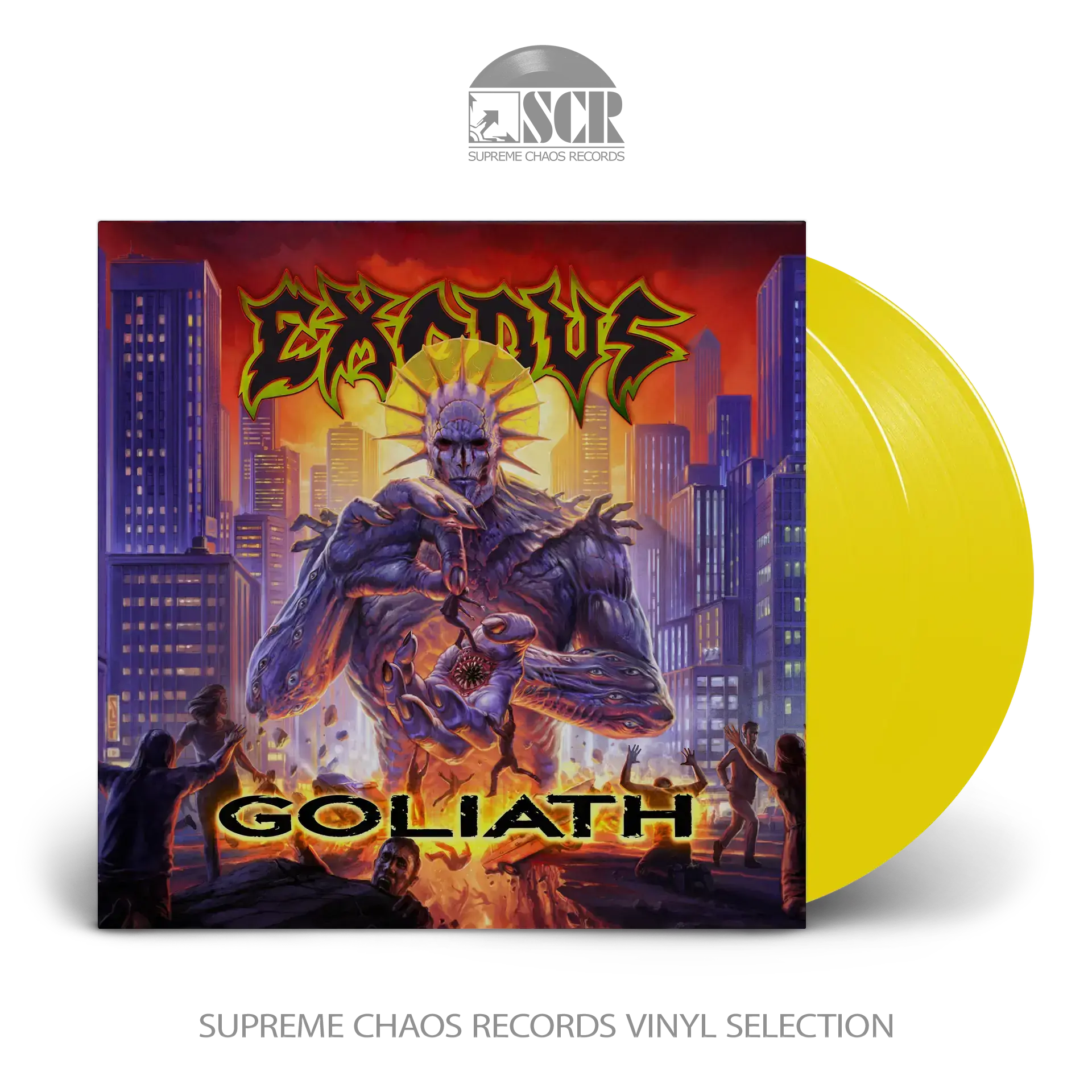 EXODUS · Goliath | YELLOW 2LP (Thrash Metal Vinyl)